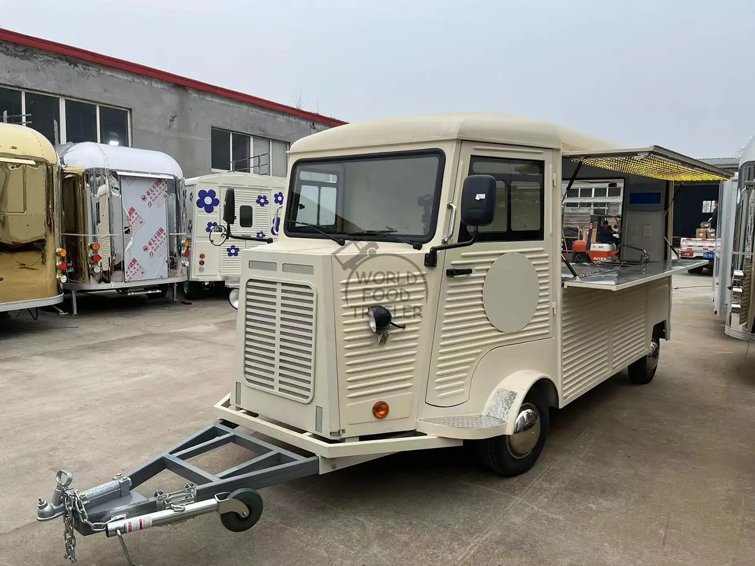 Citroen HY trailer serving window