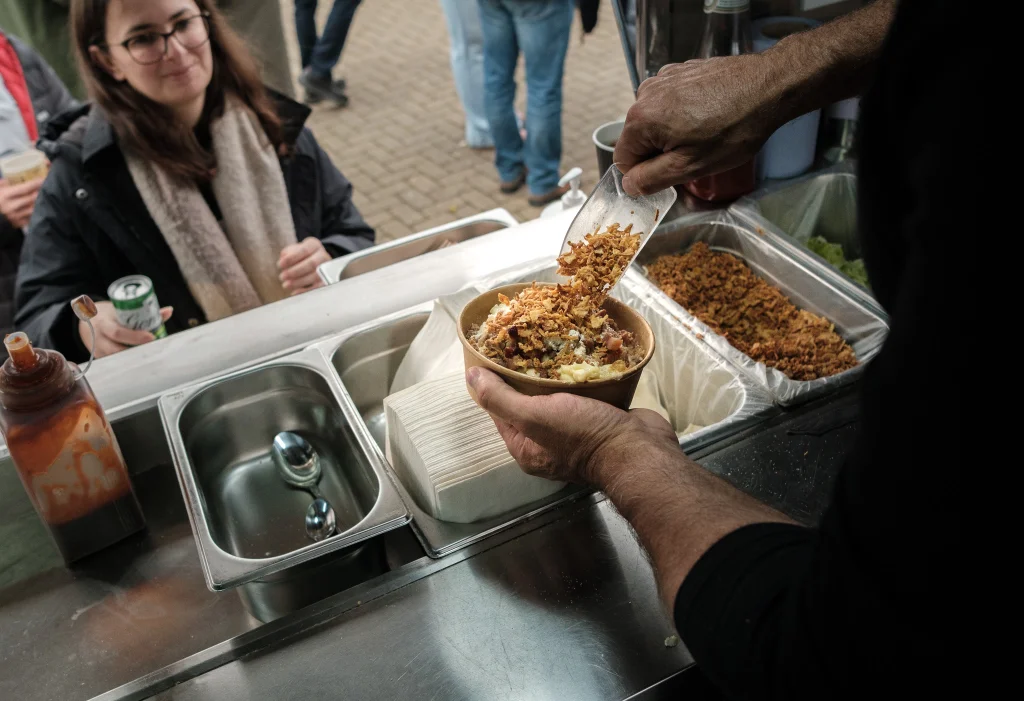 stuffed gourmet food trailer at twickenham
