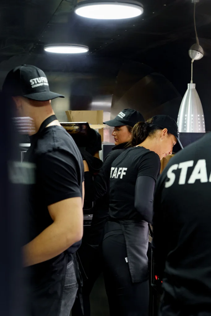 stuffed gourmet food trailer at twickenham
